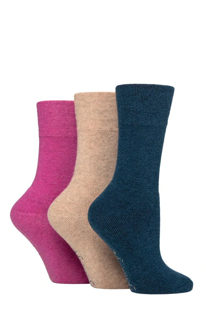 Dámské vlněné froté ponožky Gentle Grip Wool Walker | 39 % vlna | 3 páry