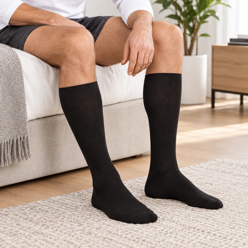 Pánské podkolenky Gentle Grip® – jemný lem | 3 páry