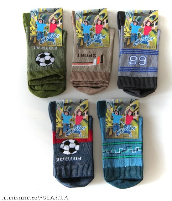 Chlapecké ponožky 5 párů