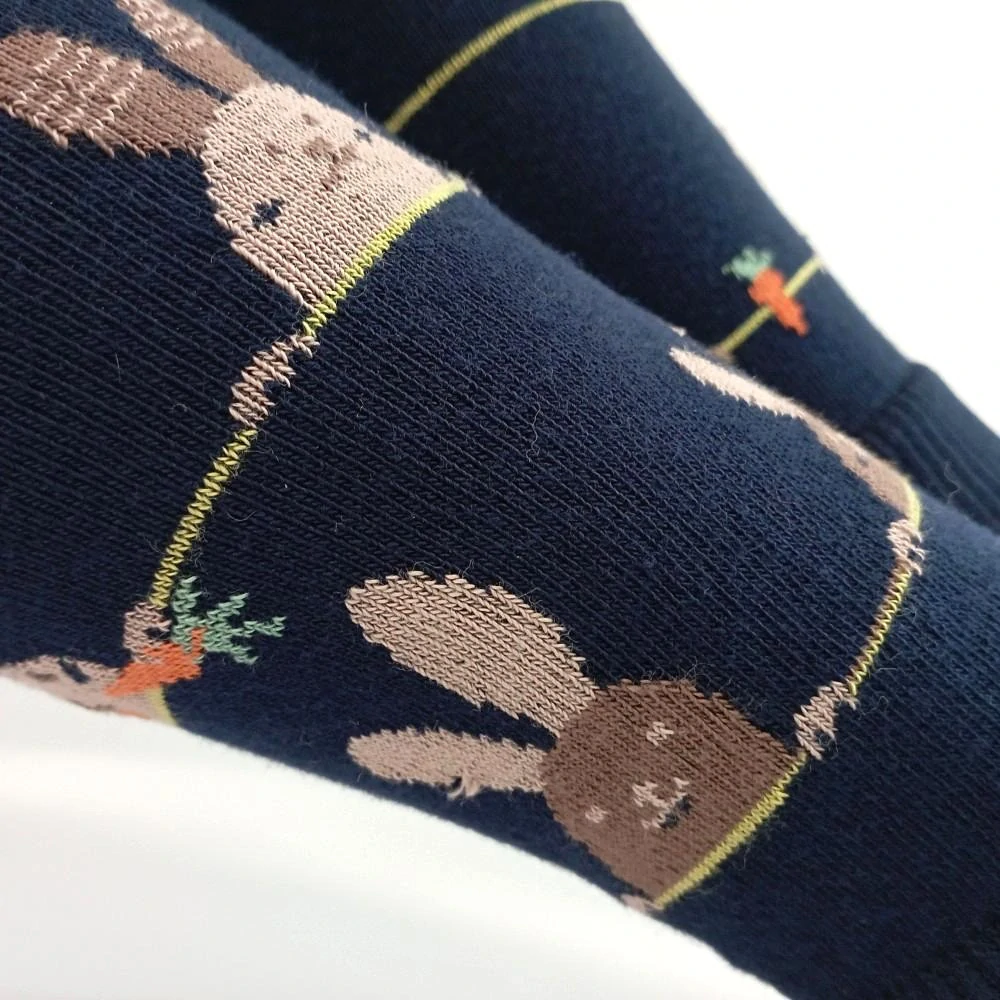 Dětské bavlněné legínky se zajíčkem