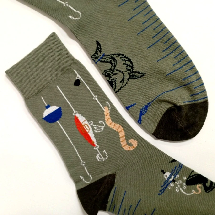 Barevné pánské ponožky RYBÁŘ