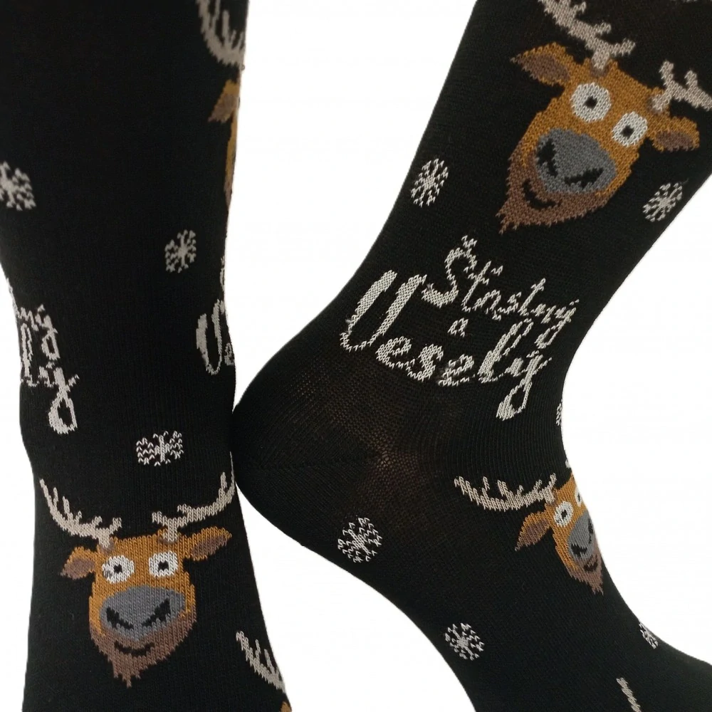 Bláznivé ponožky ŠŤASTNÉ A VESELÉ