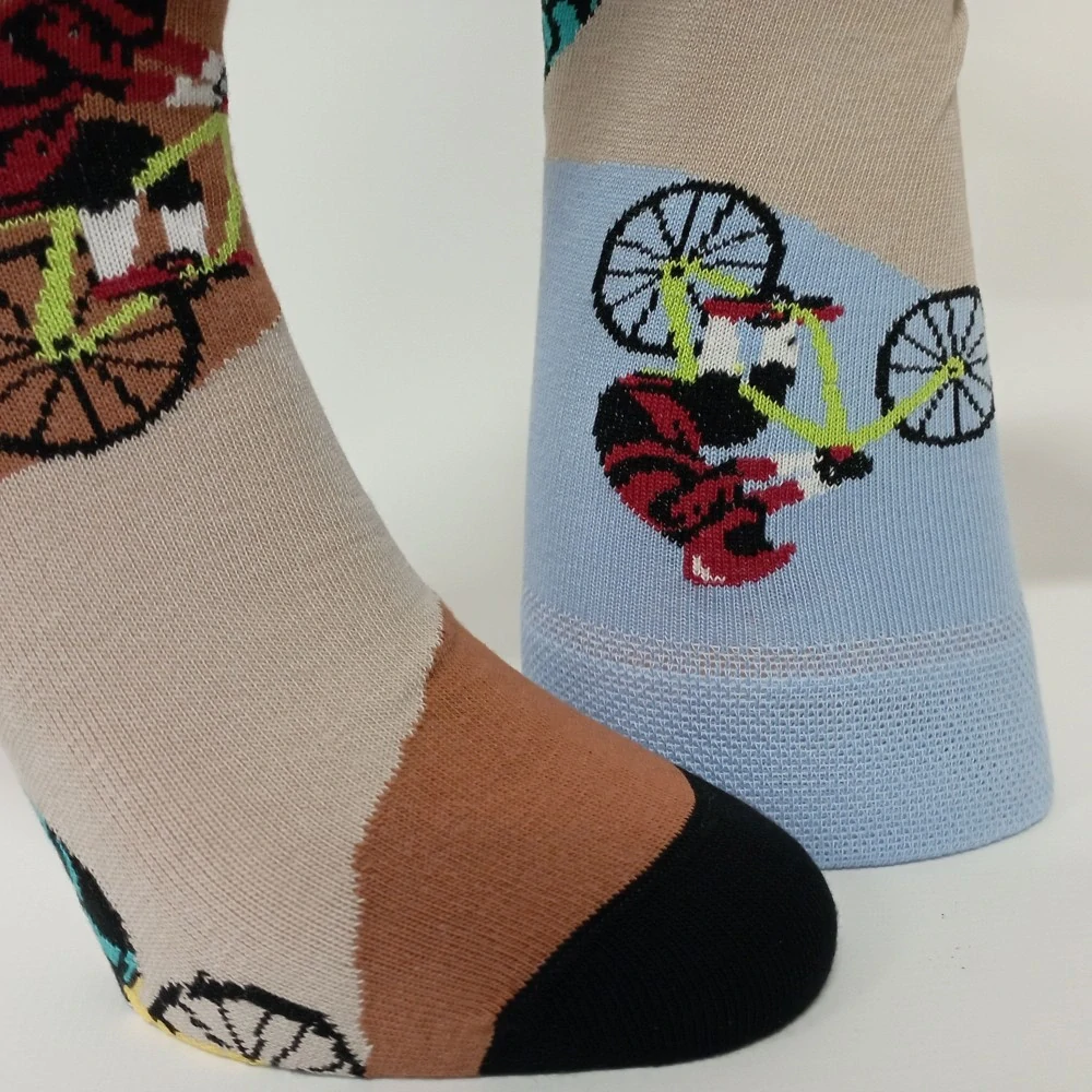 Barevné pánské ponožky BIKER