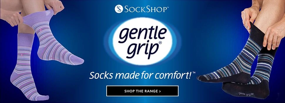 Dámské ponožky Gentle Grip s jemným lemem – barevné a pohodlné