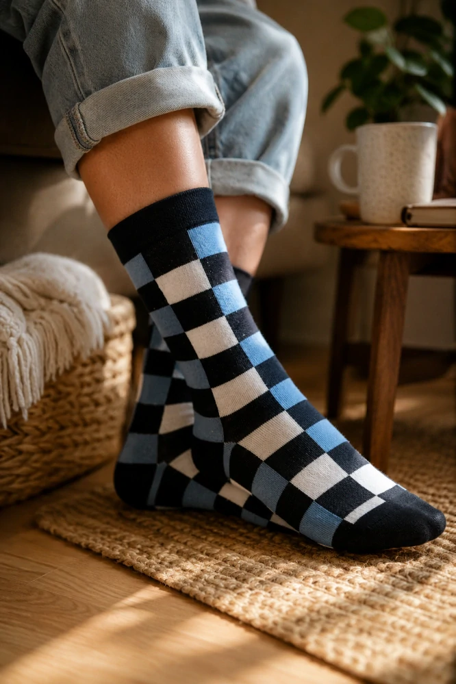 Barevné pánské ponožky vel. 39-41 EUR