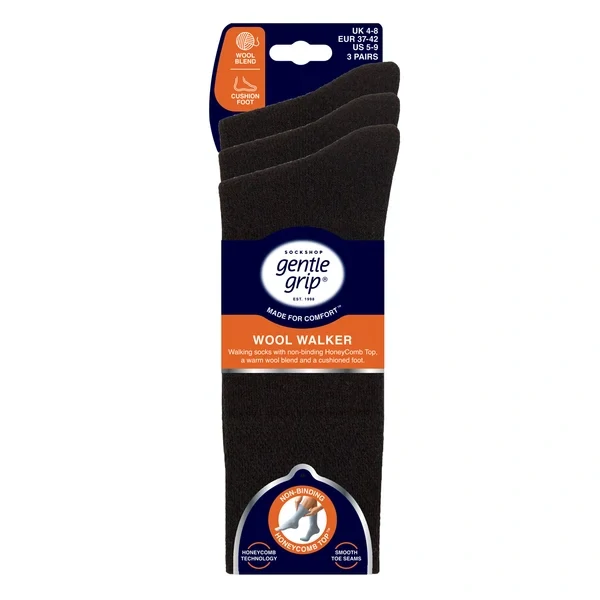 Dámské vlněné froté ponožky Gentle Grip Wool Walker | 39 % vlna