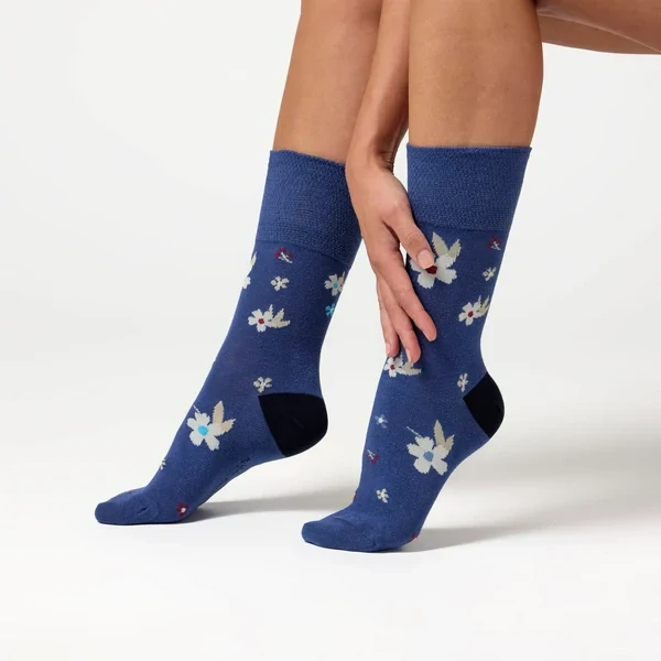 Dámské bavlněné ponožky Gentle Grip Heirloom – 3 páry