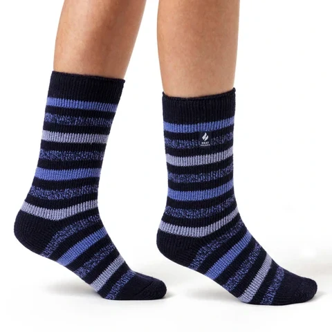 Dámské termoponožky Heat Holders STRIPE ORIGINAL – extra hřejivé, TOG 2,3