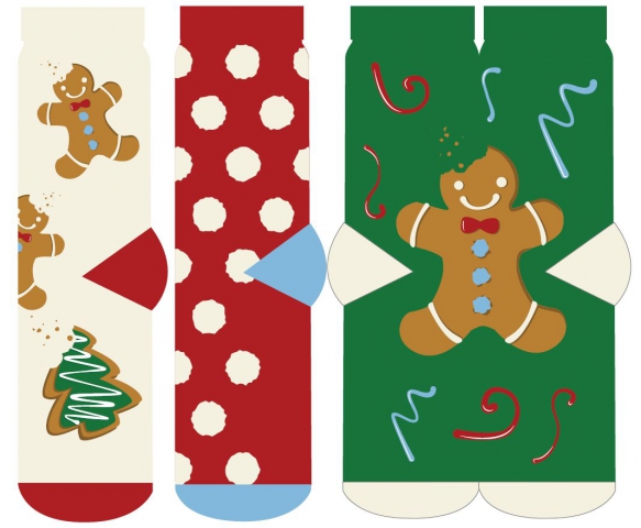 Dámské ponožky s panem Perníčkem