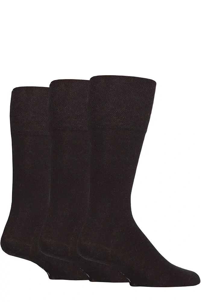 Pánské podkolenky Gentle Grip® – jemný lem | 3 páry