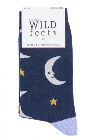 Veselé barevné dámské ponožky