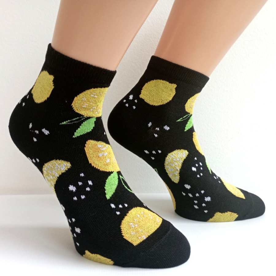 Barevné kotníkové ponožky