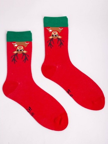 Dva páry veselých vánočních ponožek v dárkovém balení