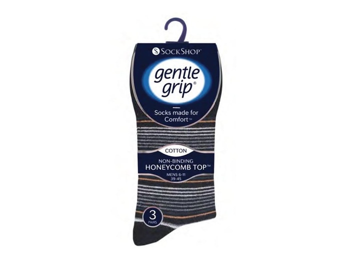 Pánské ponožky s nesvíravým lemem Gentle Grip