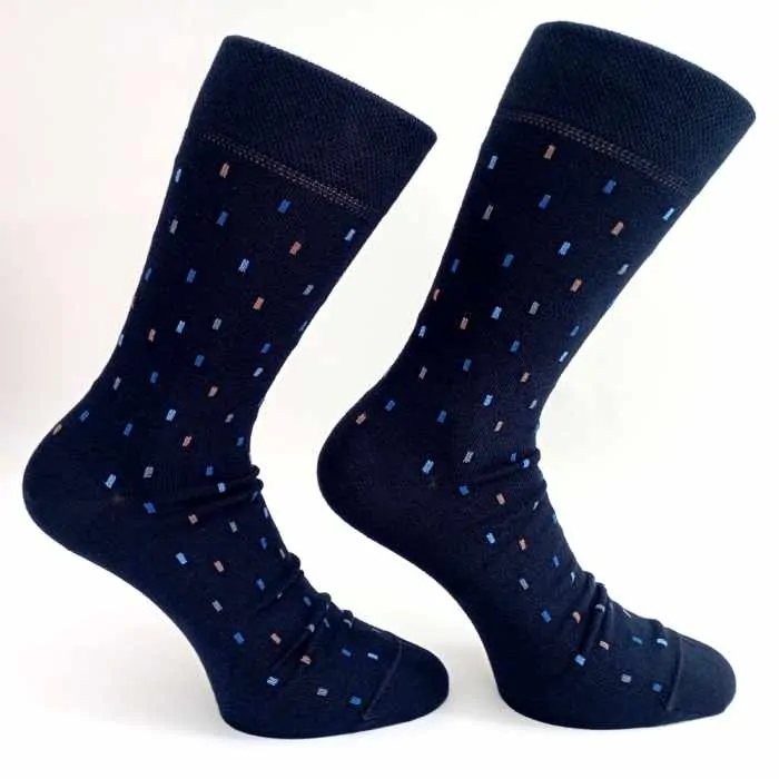 Pánské společenské ponožky s jemným vzorem