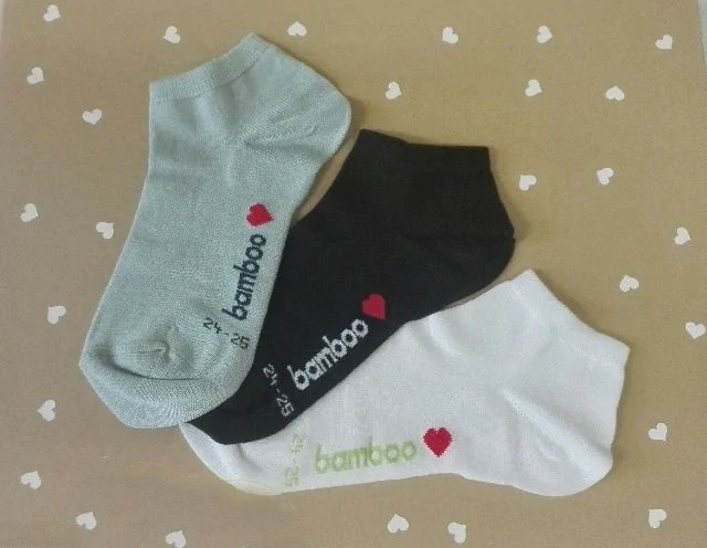 Dámské snížené ponožky z bambusu