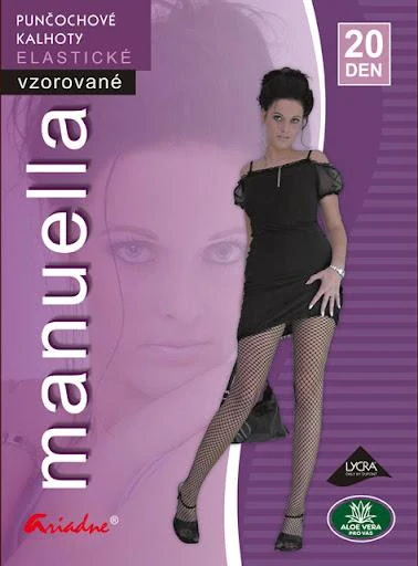 Dámské síťované punčochové kalhoty 20 DEN