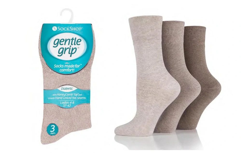 Dámské ponožky DIABETIK s jemným lemem