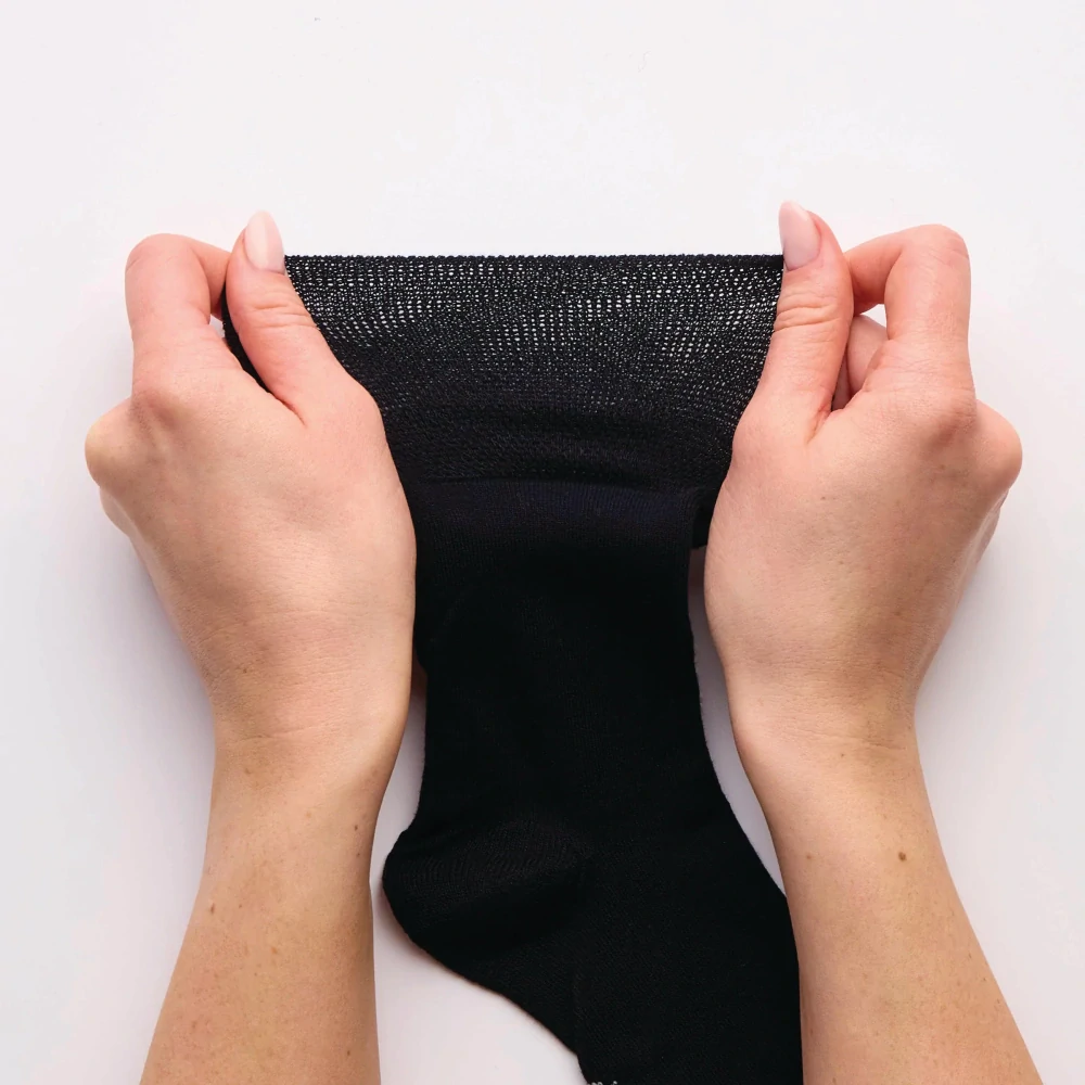 Dámské froté bambusové ponožky Gentle Grip s lemem, který netlačí | 3 páry