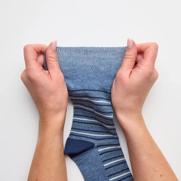 Pánské ponožky Gentle Grip® s barevnými proužky | 3 páry