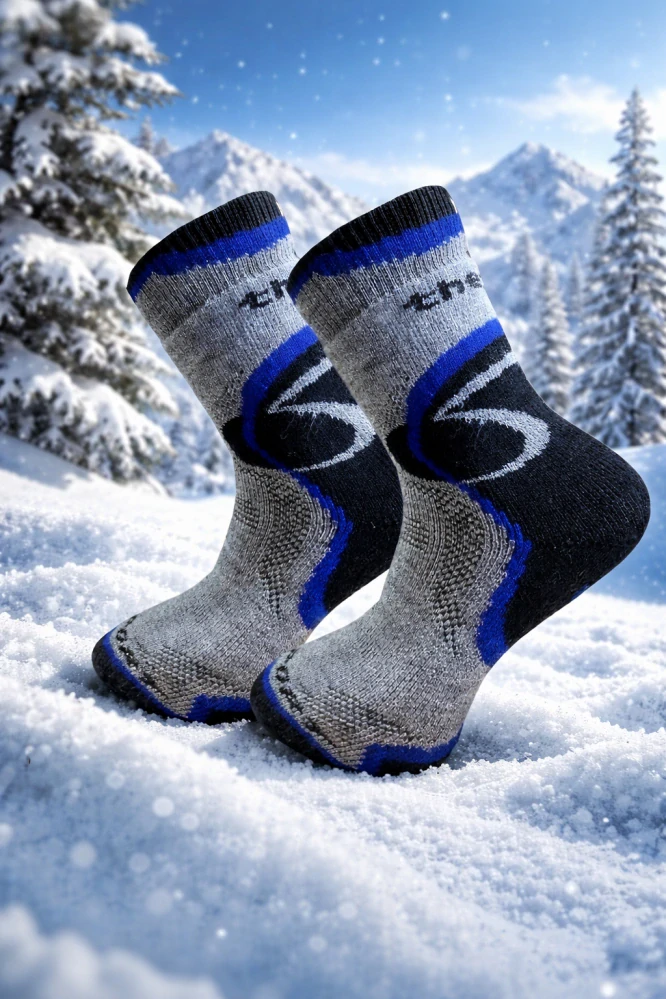 Thermo-fibre funkční ponožky pro zimní sporty