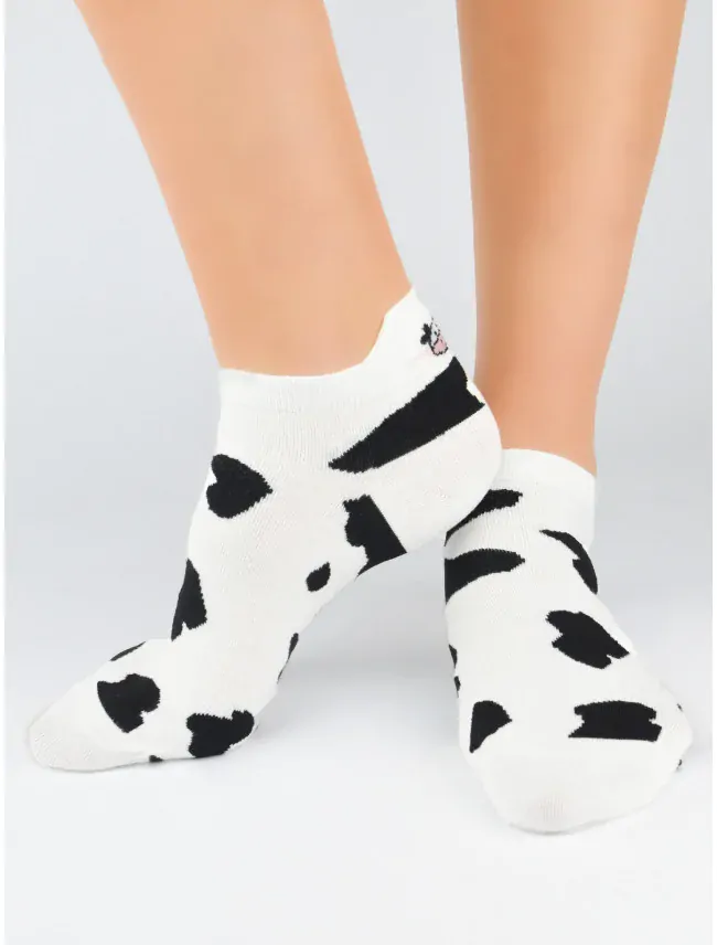 Dámské kotníkové ponožky s límečkem 5 párů