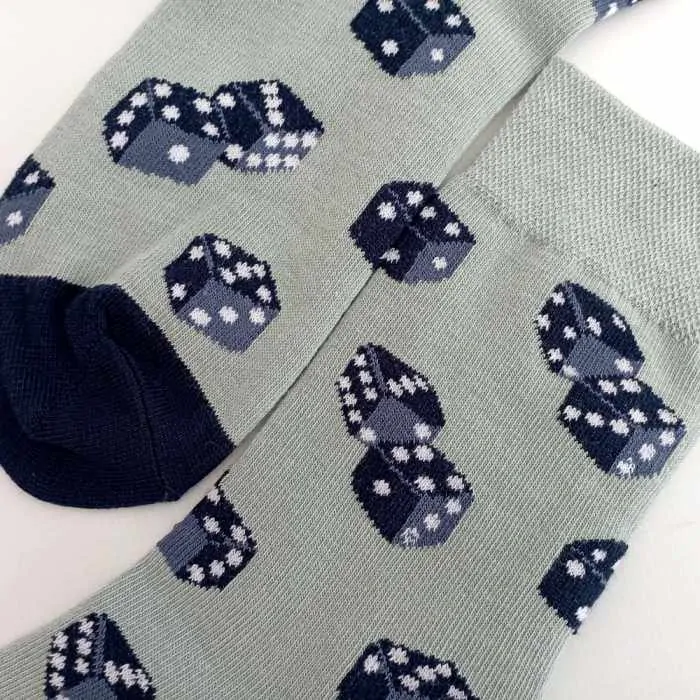 Dámské ponožky s hracími kostkami