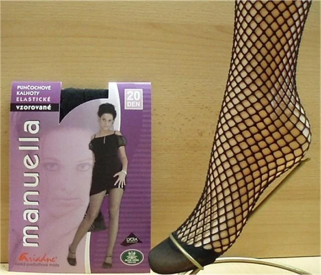 Dámské síťované punčochové kalhoty 20 DEN