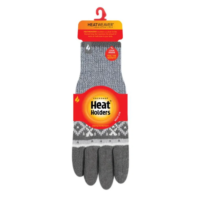 Pánské rukavice Heat Holders s norským vzorem