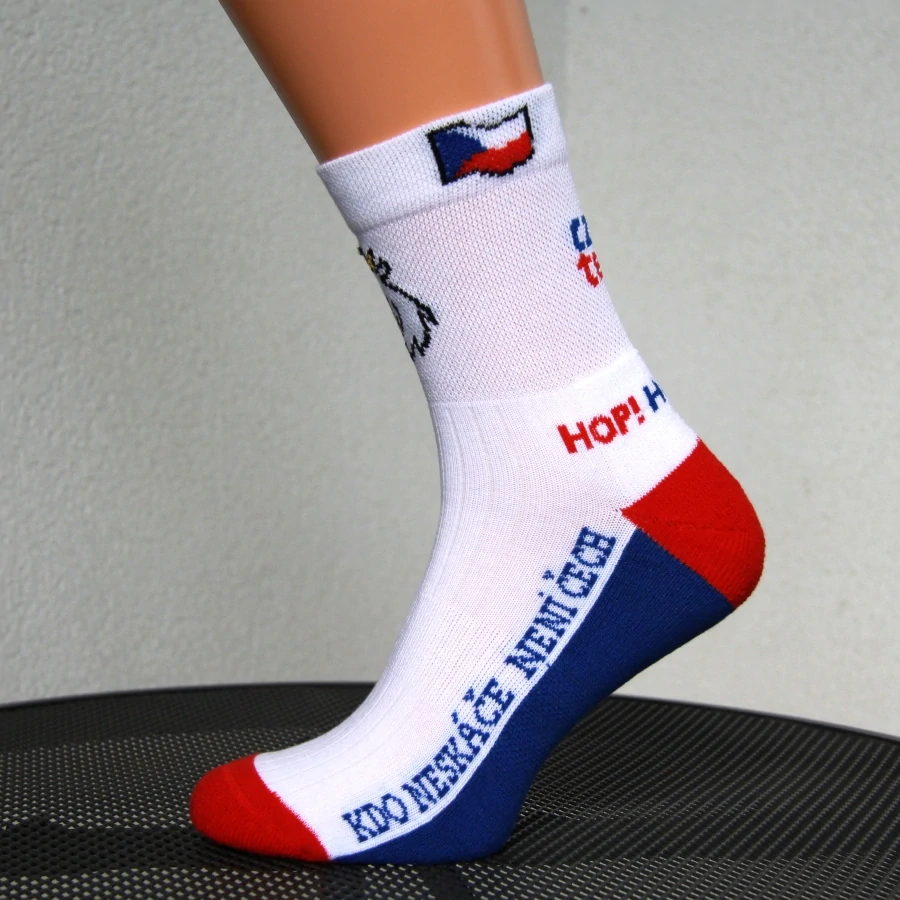 Sporotvní ponožky s velmi jemným úpletem