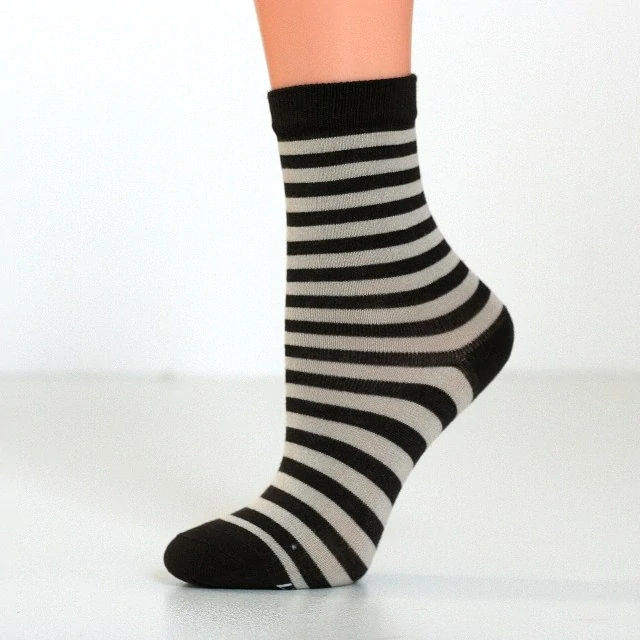 Dětské bambusové ponožky s proužky