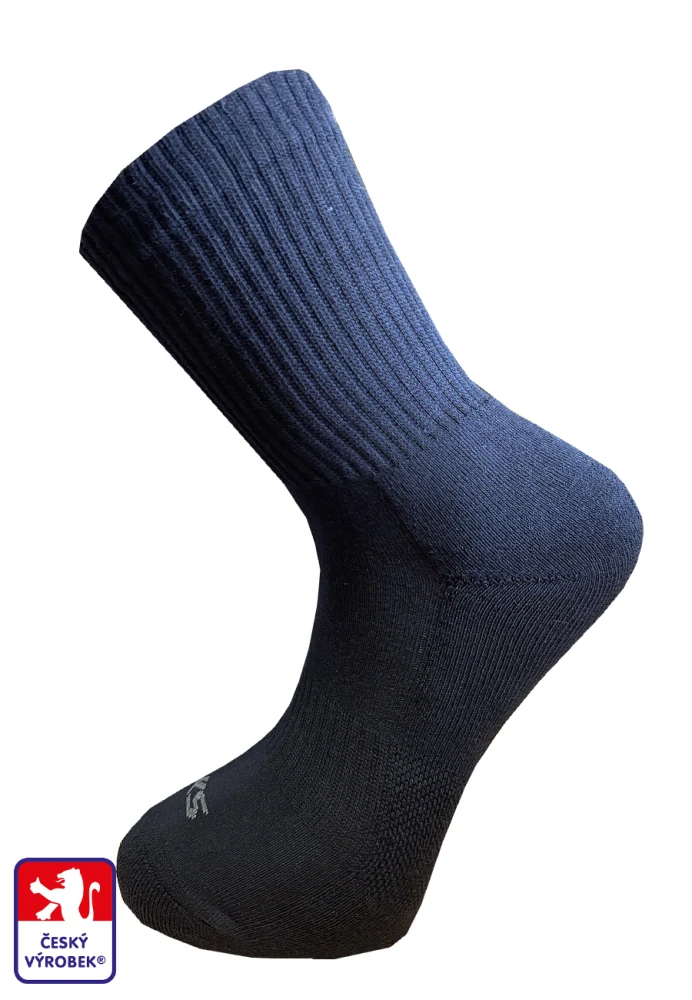Sportovní bílé polofroté ponožky do tenisek