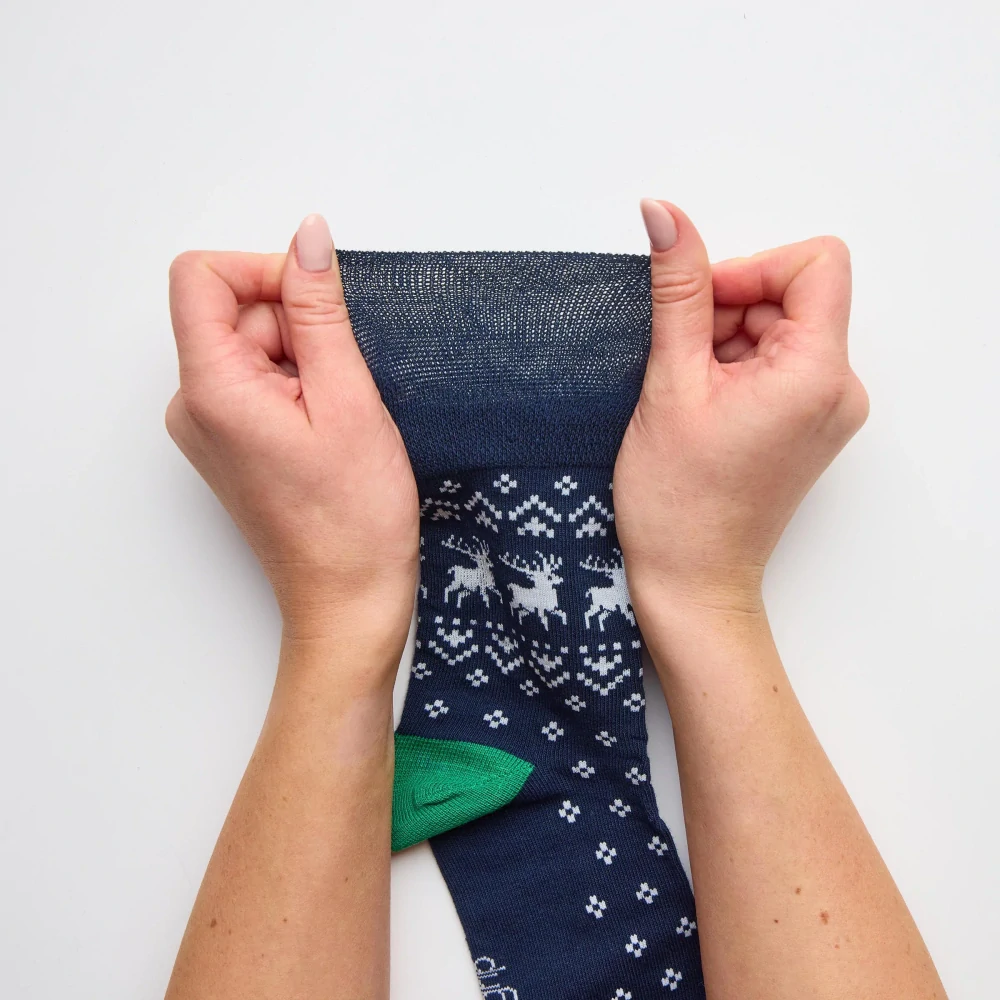 Pánské vánoční ponožky Gentle Grip Fairisle – 3 páry