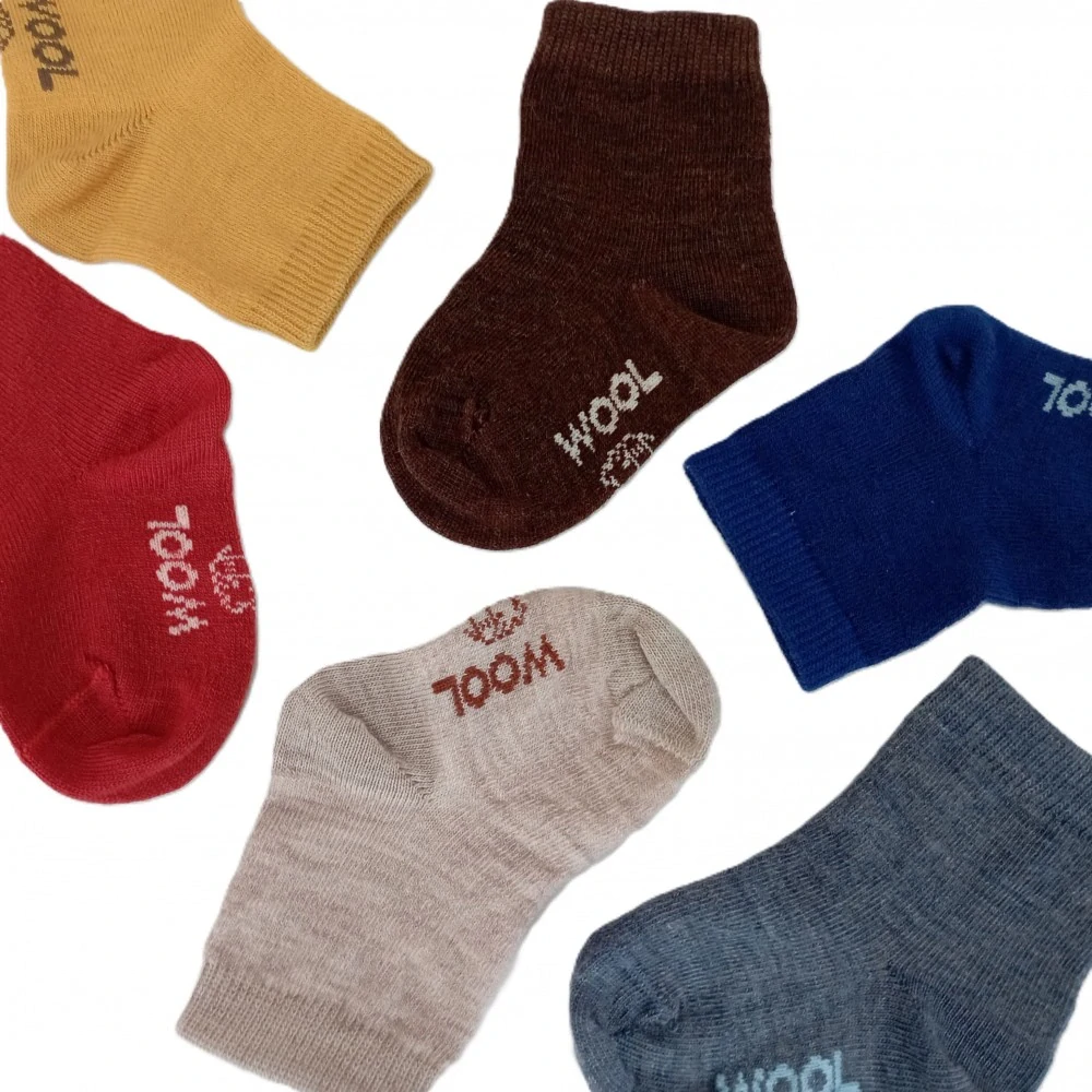 Dětské vlněné ponožky VLNKA vel. 19-22 EUR a 24-27 EUR