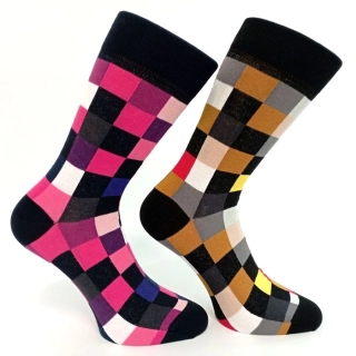 Dámské bavlněné ponožky KOSTKA