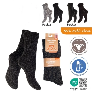 Dámské ponožky z ovčí vlny