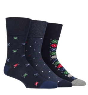 Bavlněné pánské ponožky s nesvíravým lemem