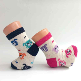 Kojenecké ponožky s pejskem