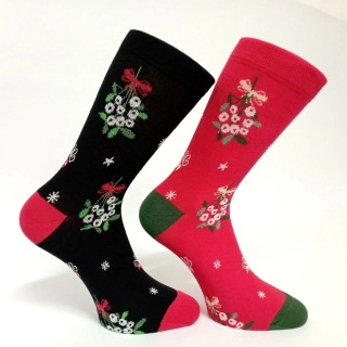 Dámské vánoční ponožky Jmelí