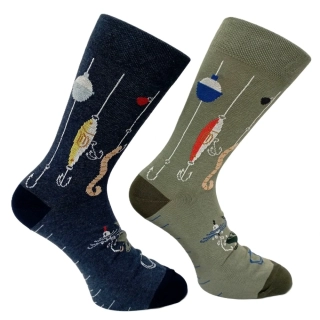 Barevné pánské ponožky RYBÁŘ