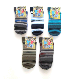 Chlapecké ponožky s proužky - 5párů