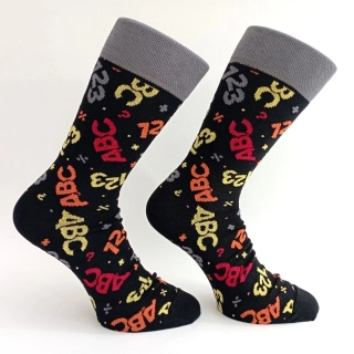 Barevné pánské ponožky ABC