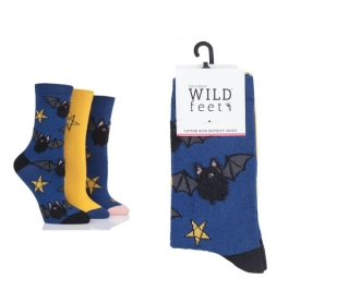 Veselé dámské ponožky s NETOPÝREM