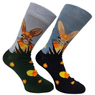Pánské velikonoční ponožky ZAJÍC