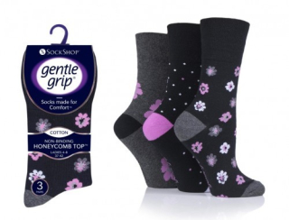 Kytičkované dámské ponožky