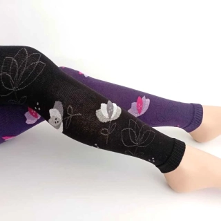 Dívčí bavlněné legínky s lekníny