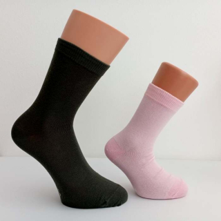 Dětské jednobarevné ponožky z bavlny