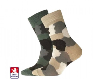 Chlapecké maskáčové ponožky 5 párů