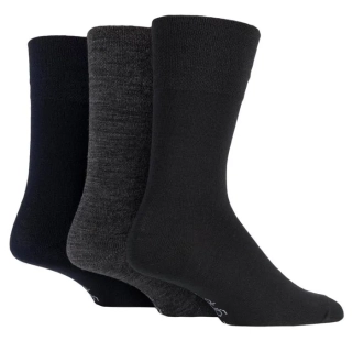 Pánské jednobarevné bambusové ponožky 