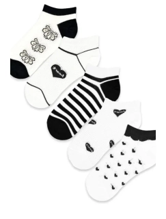 Dámské kotníčkové ponožky 5 párů